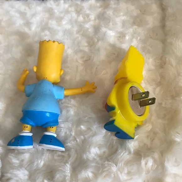 Rare 1990 BART Simpson Night Light bundle - Picture 8 of 8